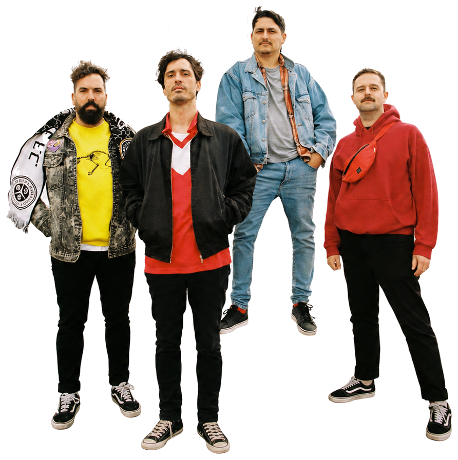 Los cuatro integrantes de Perro